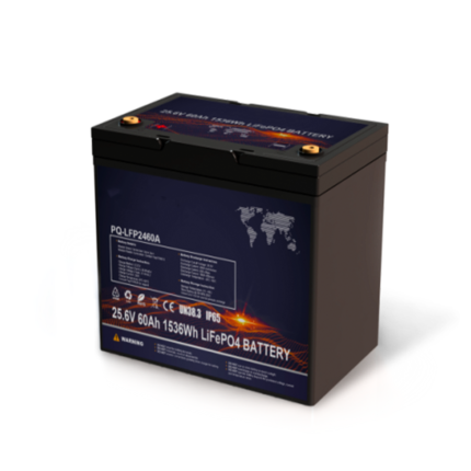 Тяговый аккумулятор LiFePO4 25,6V/60Ah (1536Wh)